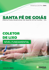 Apostila Prefeitura Santa Fé Goiás GO 2024 Coletor de Lixo