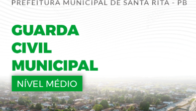 Apostila Prefeitura Santa Rita PB 2024 Guarda Civil Municipal