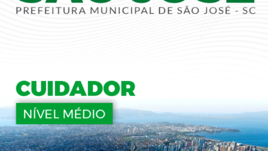 Apostila Prefeitura São José SC 2024 Cuidador