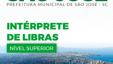 Apostila Prefeitura São José SC 2024 Intérprete de Libras