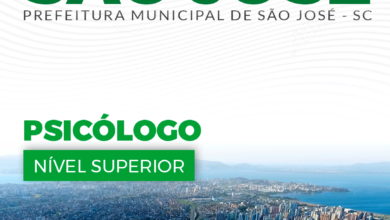 Apostila Prefeitura São José SC 2024 Psicólogo