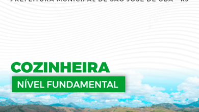 Apostila Prefeitura São José de Ubá RJ 2024 Cozinheira