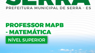 Apostila Prefeitura Serra ES 2024 Professor de Matemática