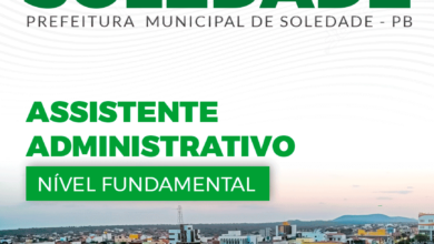 Apostila Prefeitura Soledade PB 2024 Assistente Administrativo