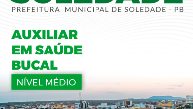 Apostila Prefeitura Soledade PB 2024 Auxiliar Saúde Bucal