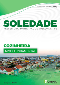 Apostila Prefeitura Soledade PB 2024 Cozinheira