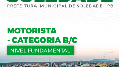 Apostila Prefeitura Soledade PB 2024 Motorista Categoria BC