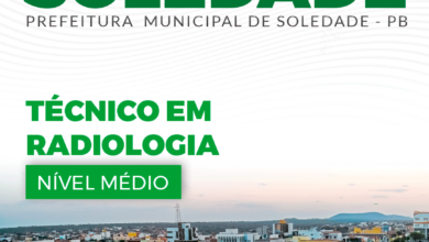 Apostila Prefeitura Soledade PB 2024 Técnico Radiologia