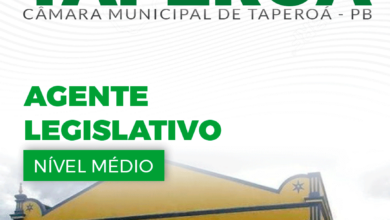 Apostila Prefeitura Taperoá PB 2024 Agente Legislativo