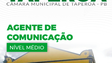 Apostila Prefeitura Taperoá PB 2024 Agente de Comunicação