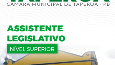 Apostila Prefeitura Taperoá PB 2024 Assistente Legislativo