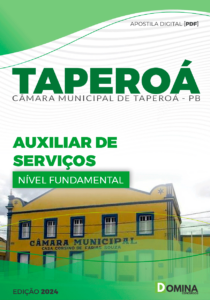 Apostila Prefeitura Taperoá PB 2024 Auxiliar de Serviços Gerais