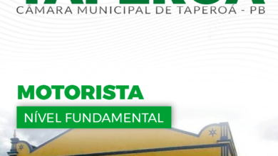 Apostila Prefeitura Taperoá PB 2024 Motorista