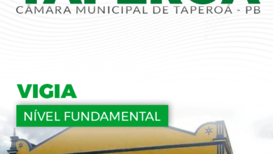 Apostila Prefeitura Taperoá PB 2024 Vigia