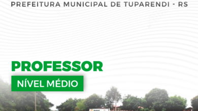 Apostila Prefeitura Tuparendi RS 2024 Professor