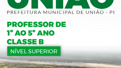 Apostila Prefeitura União PI 2024 Professor de 1° ao 5° Ano