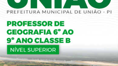 Apostila Prefeitura União PI 2024 Professor de Geografia