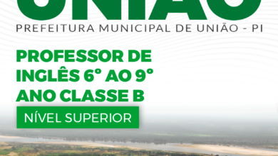 Apostila Prefeitura União PI 2024 Professor de Inglês