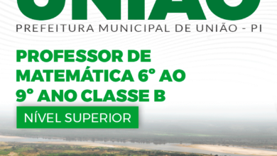 Apostila Prefeitura União PI 2024 Professor de Matemática