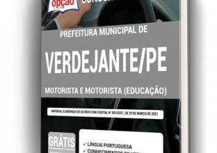 Apostila Prefeitura Verdejante – PE – Motorista e Motorista (Educação)