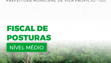 Apostila Prefeitura Vila Propício GO 2024 Fiscal De Posturas