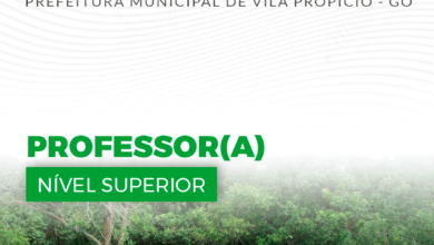 Apostila Prefeitura Vila Propício GO 2024 Professor