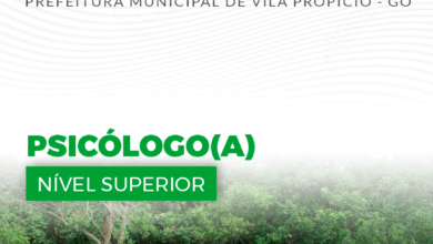 Apostila Prefeitura Vila Propício GO 2024 Psicólogo