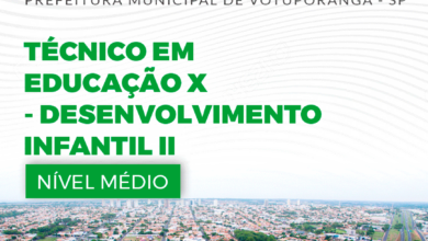 Apostila Prefeitura Votuporanga SP 2024 Técnico Ed Desenvolvimento Infantil II