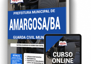 Apostila Prefeitura de Amargosa – BA – Guarda Civil Municipal