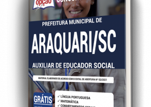 Apostila Prefeitura de Araquari – SC – Auxiliar de Educador Social