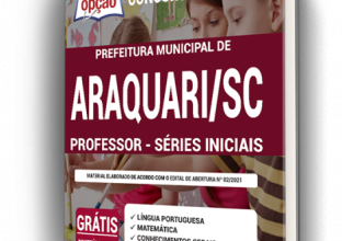 Apostila Prefeitura de Araquari – SC – Professor – Séries Iniciais