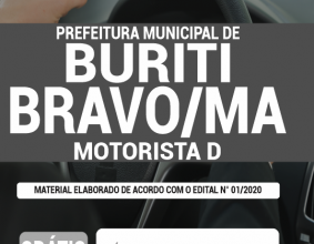 Apostila Prefeitura de Buriti Bravo – MA – Motorista D