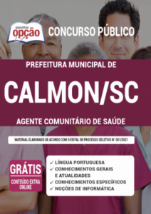 Apostila Prefeitura de Calmon – SC – Agente Comunitário de Saúde