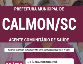 Apostila Prefeitura de Calmon – SC – Agente Comunitário de Saúde