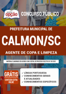 Apostila Prefeitura de Calmon – SC – Agente de Copa e Limpeza