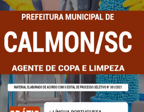 Apostila Prefeitura de Calmon - SC - Agente de Copa e Limpeza