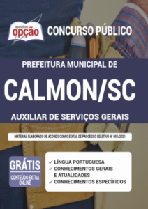 Apostila Prefeitura de Calmon – SC – Auxiliar de Serviços Gerais