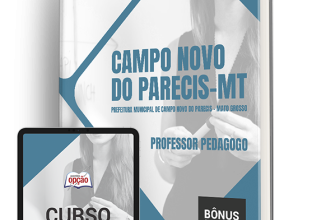 Apostila Prefeitura de Campo Novo do Parecis – MT 2024 – Professor Pedagogo