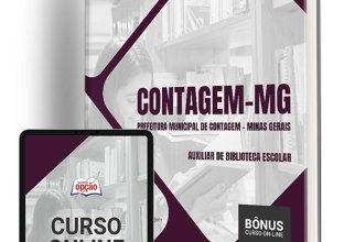 Apostila Prefeitura de Contagem – MG 2024 – Auxiliar de Biblioteca Escolar