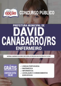 Apostila Prefeitura de David Canabarro – RS – Enfermeiro