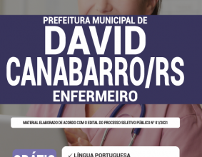 Apostila Prefeitura de David Canabarro – RS – Enfermeiro