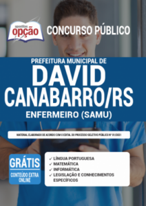 Apostila Prefeitura de David Canabarro – RS – Enfermeiro (SAMU)