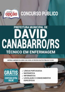 Apostila Prefeitura de David Canabarro – RS – Técnico em Enfermagem