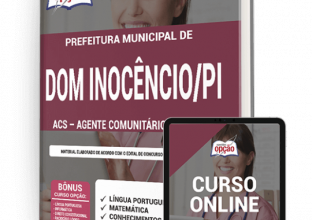 Apostila Prefeitura de Dom Inocêncio – PI – ACS – Agente Comunitário de Saúde