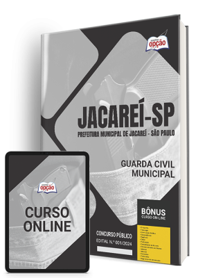 Apostila Prefeitura de Jacareí – SP 2024 – Guarda Civil Municipal