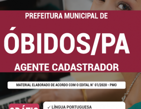 Apostila Prefeitura de Óbidos - PA - Agente Cadastrador