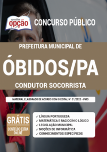 Apostila Prefeitura de Óbidos – PA – Condutor Socorrista