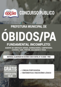 Apostila Prefeitura de Óbidos – PA – Fundamental Incompleto