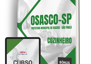 Apostila Prefeitura de Osasco – SP 2024 – Cozinheiro