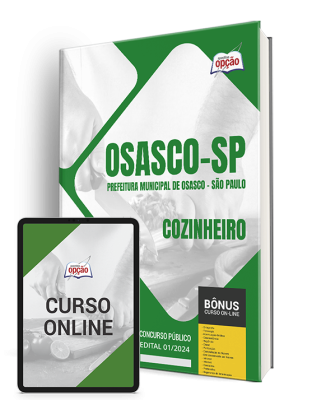 Apostila Prefeitura de Osasco – SP 2024 – Cozinheiro